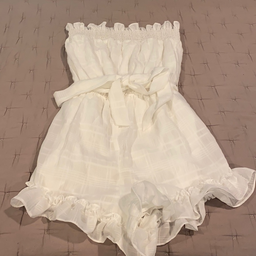 White romper by SHEIN